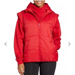 NWT DSG Women's Stratus Vest, red, size xs/s